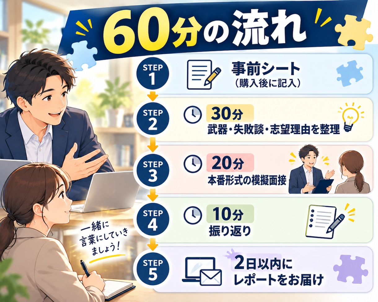 現職の受け直しに特化！教員採用試験面接対策をします 他県再受験に合格した現役教師が教採の不安を自信に変える60分 イメージ5