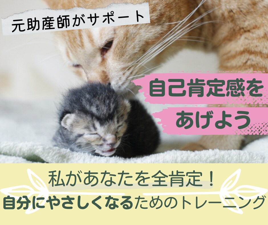自己肯定感を高める練習をします 30分後、前より自分にやさしくなれるようにします。 イメージ1