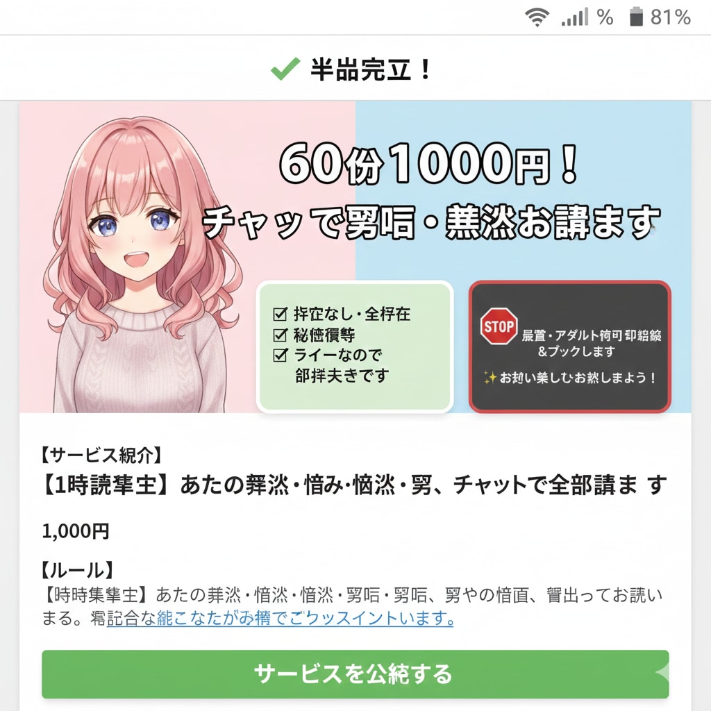 何でも相談乗ります みんなに少しでも悩みから解放されてほしい イメージ1