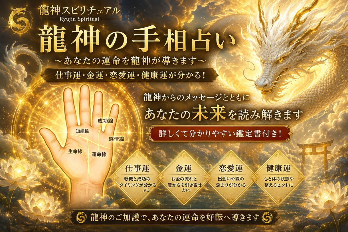 自分が生まれ持っている力を知る事から開運します 誰にも、ちゃんと見てもらえたことがない、あなたへ イメージ9