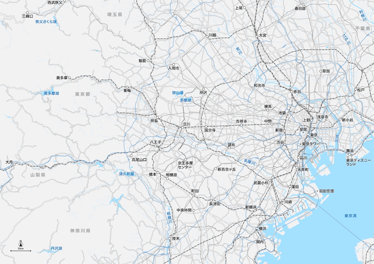 ai納品含■地図専門デザイナー広域マップ作成します スッキリわかりやすい広域本格道路マップを提供いたします イメージ3