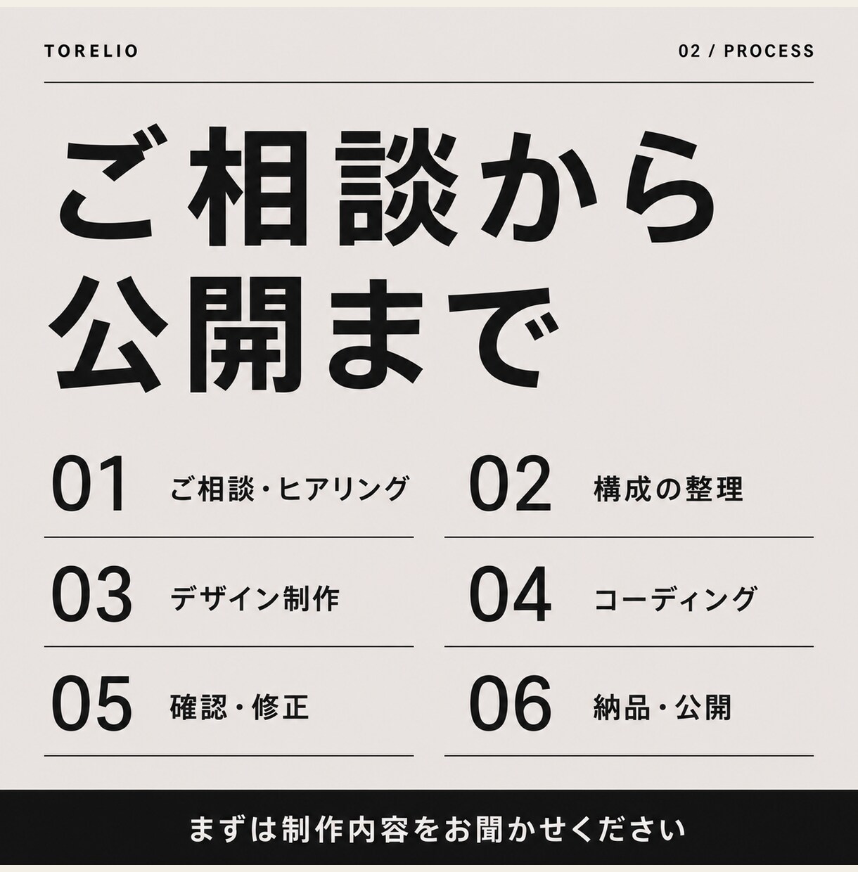 店舗集客につながるWebサイトを制作します 店舗の魅力と導線を整え、問い合わせにつなげます イメージ3