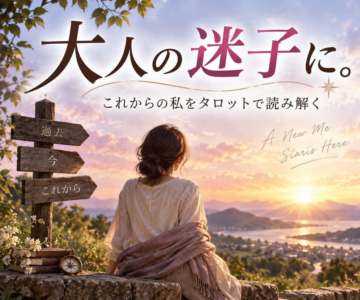 大人の迷子に。これからの可能性をタロットで占います 「このままでいい？」本音・強み・これからの一歩を読み解きます イメージ1