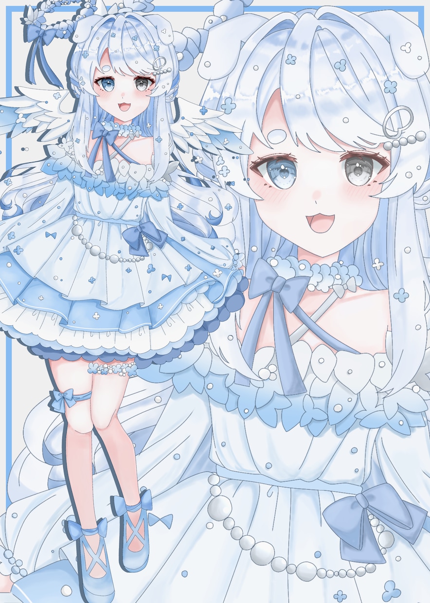 IRIAM立ち絵・TRPG立ち絵作成します 可愛くてキラキラしたイラストを目指します！ イメージ1