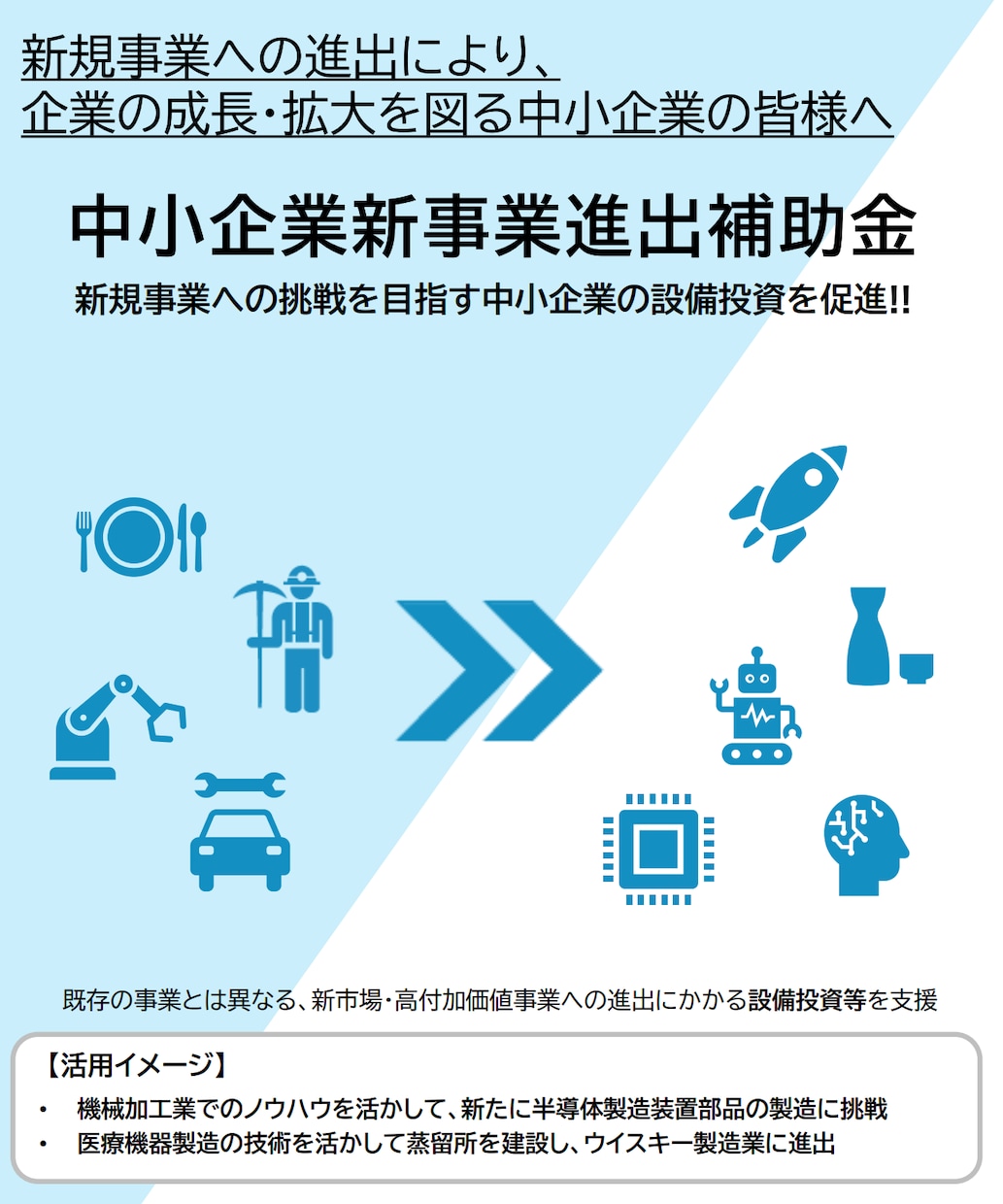 様々な補助金申請書の「採択に向けた助言」を行います 各補助制度に関するノウハウ・審査ポイントを元に採択に導きます イメージ1