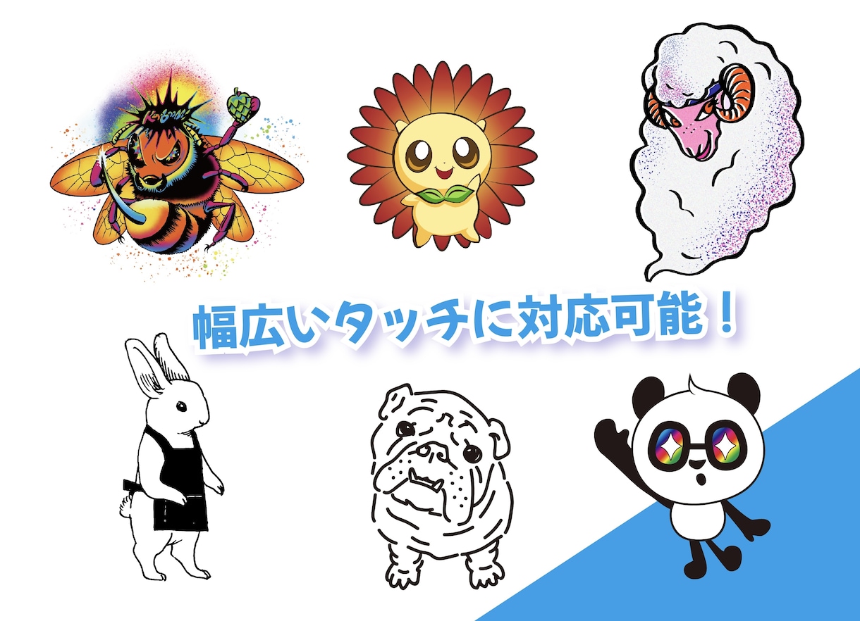 印象に残るキャラクターを制作いたします キャラクターがお客様の企業、商品、サービスなどを盛り上げます イメージ2