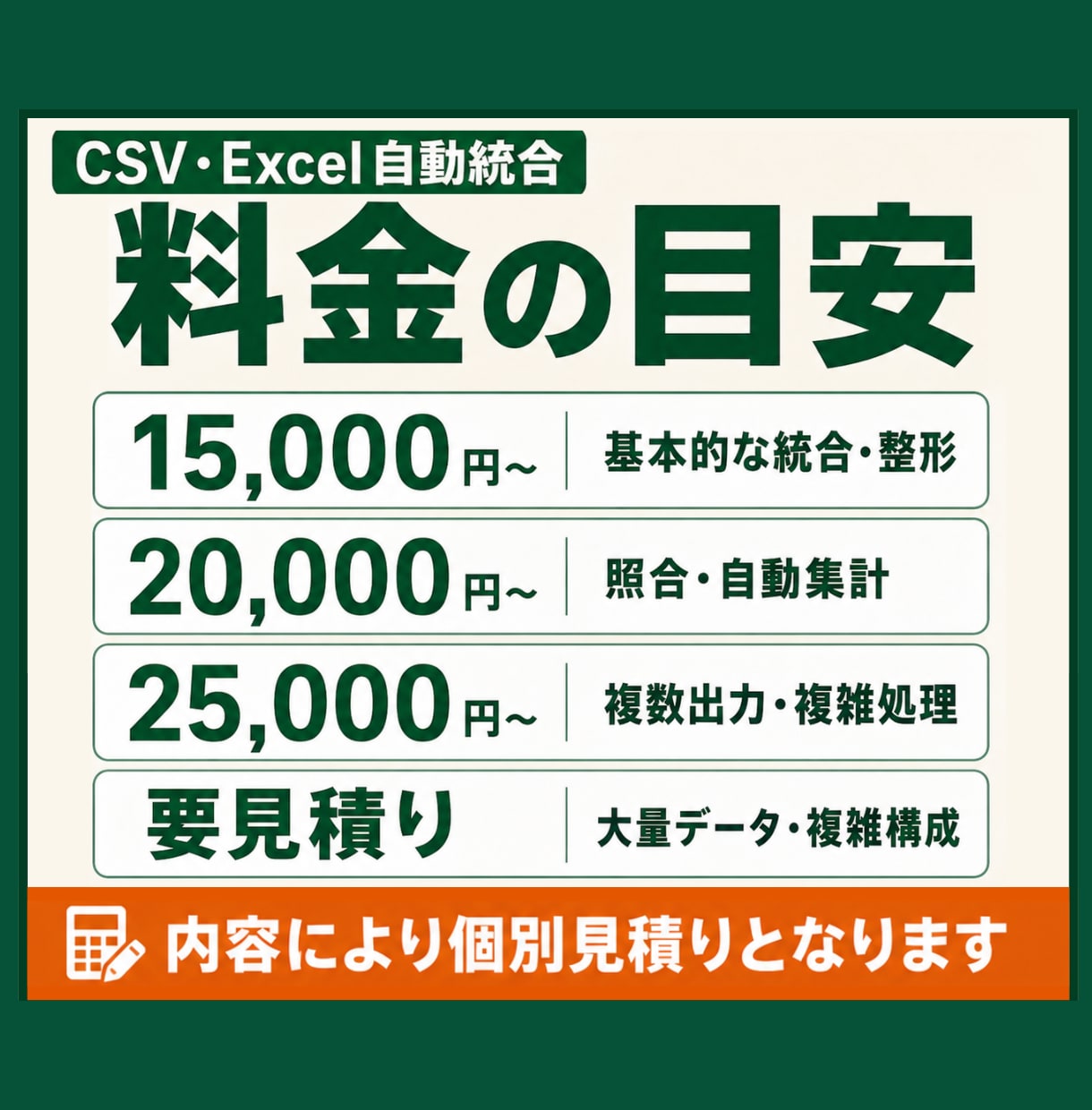 複数CSV・Excelファイルを自動統合します Power Queryで結合・整形・更新を効率化 イメージ8