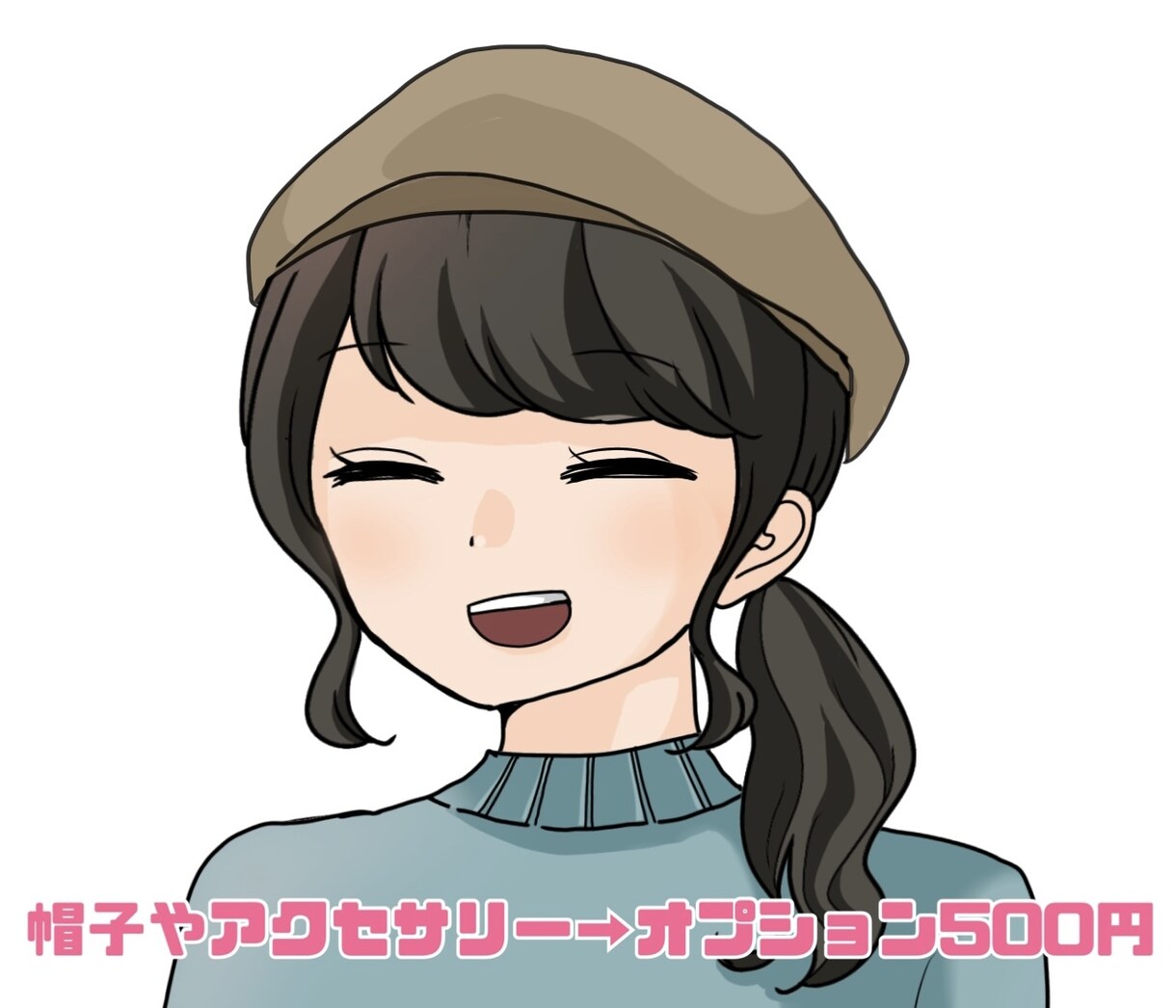 ブログの吹き出し用アイコンイラスト描きます ブログで使える表情豊かなイラスト4点セットを描きます。 イメージ4