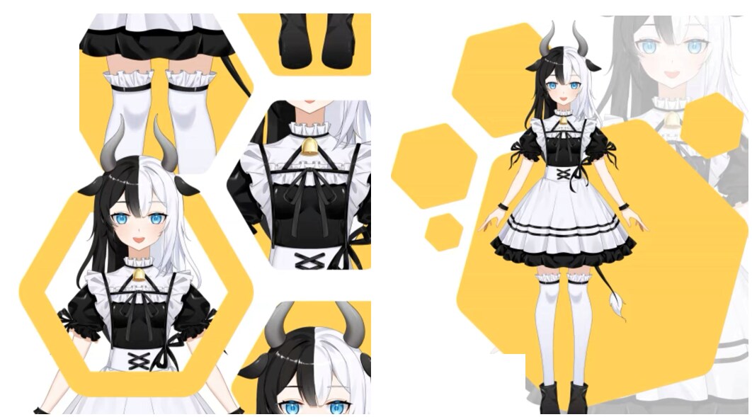 可愛い系向けの全身live2Dを提供します 魅力溢れる可愛い女の子のためのLive2Dモデリングサービス イメージ4