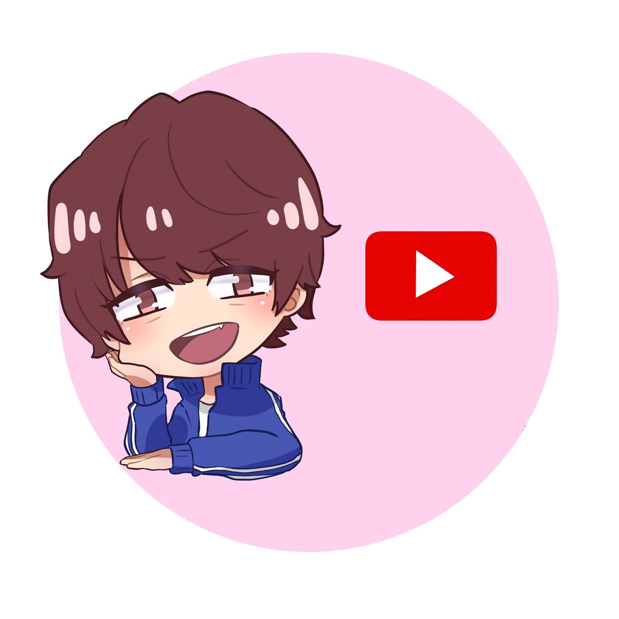 アナタのキャラクターをイラスト化します 動画のサムネイルやアイコン等使えるイラストを提供します イメージ1