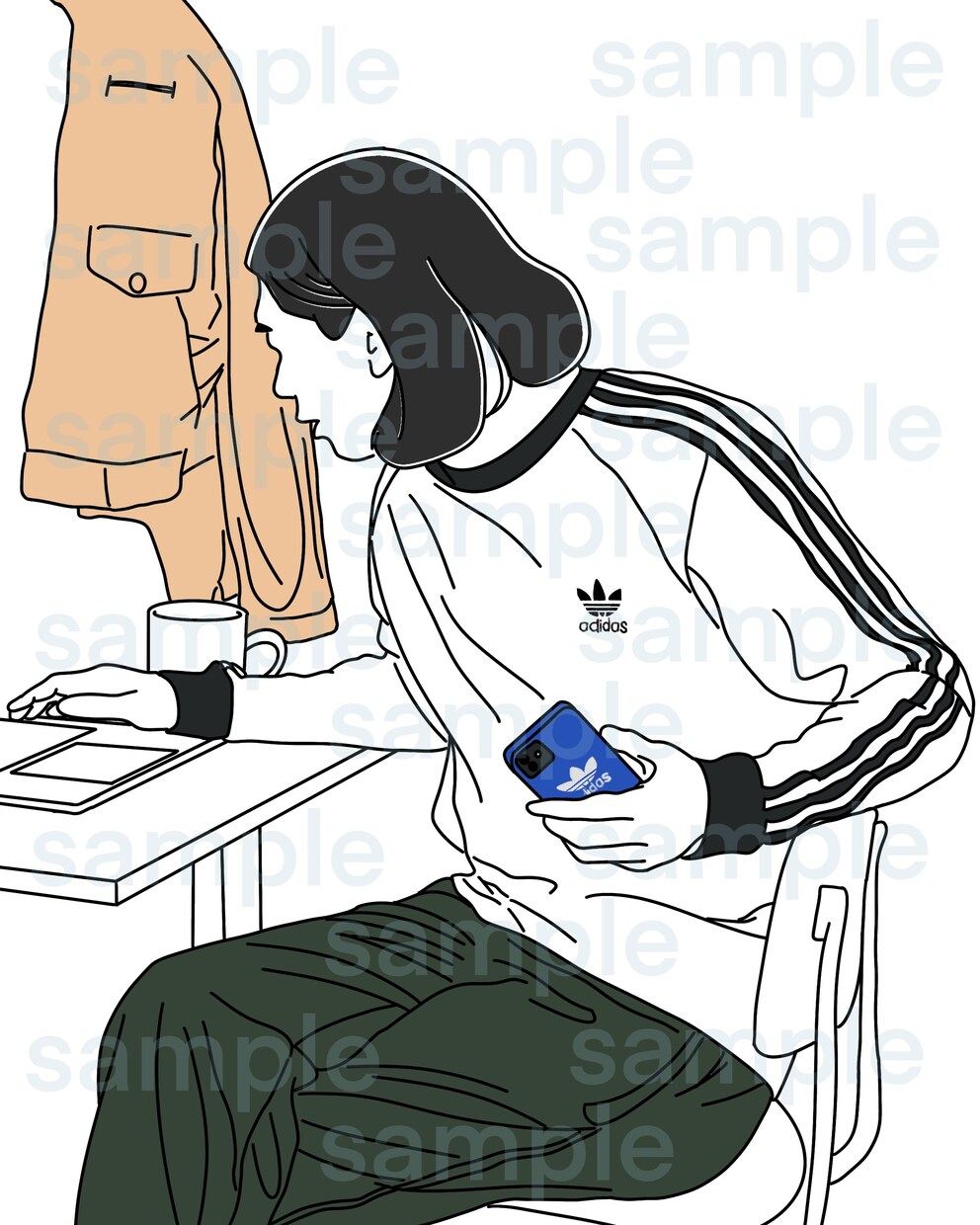 写真を元に目の引くイラスト描きます 【商用OK】バースデープレゼントや表紙のイラストなどに イメージ3