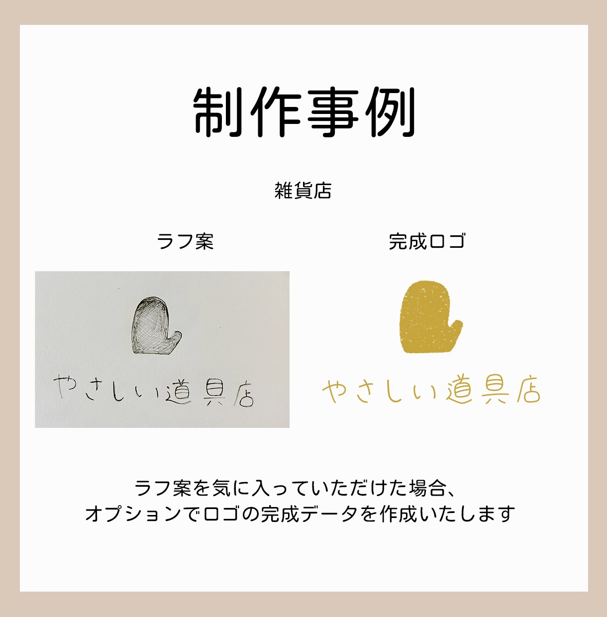 ロゴのラフ案を3000円からご提案します 可愛いく親しみのあるロゴ・文字をご提案。想いをカタチにします イメージ2