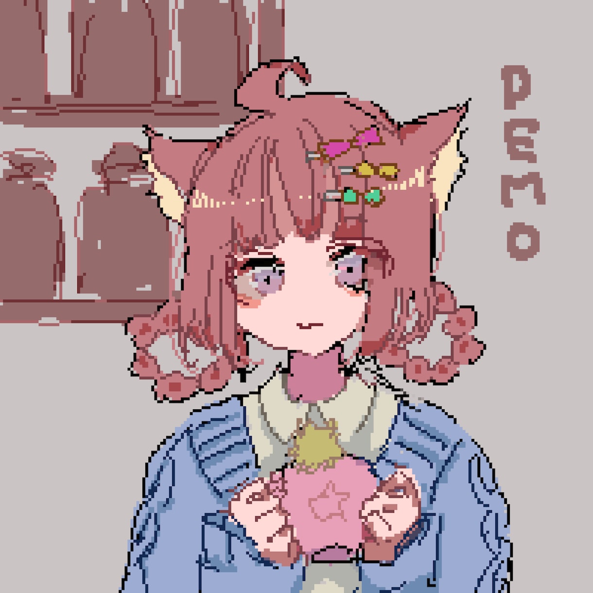 ピクセルアート・ドット絵やGIFアニメ描きます エモ可愛い少しアンニュイなドット絵/簡単なアニメも描けます イメージ2