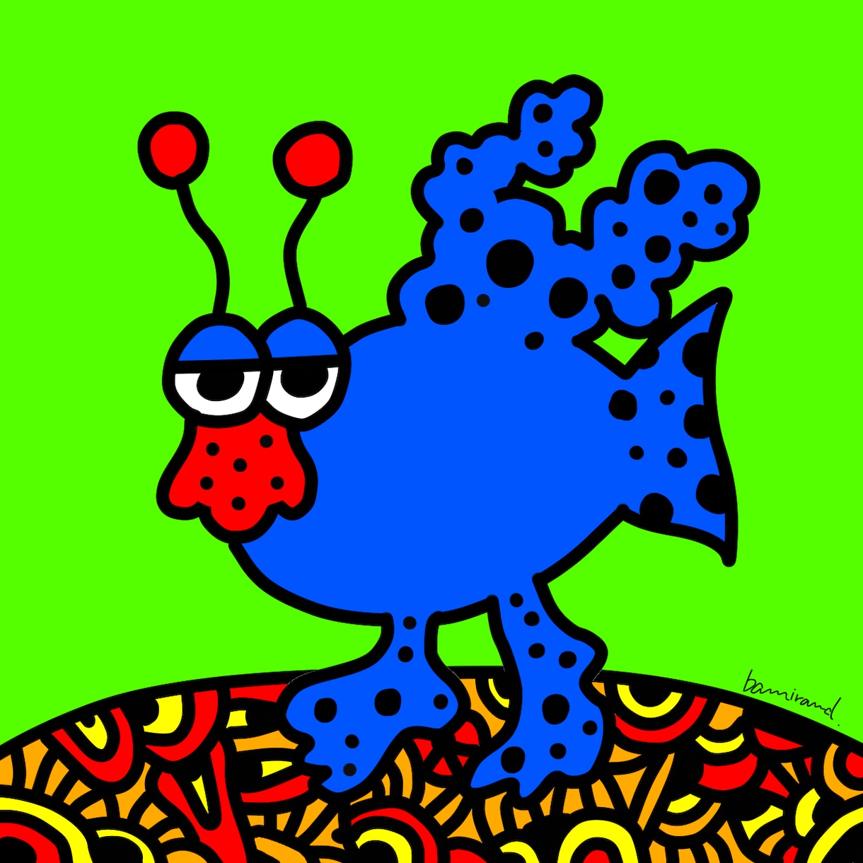 アメリカン風なポップアートでなんでも描きます あなただけの個性的なポップイラストを描きます！ イメージ2