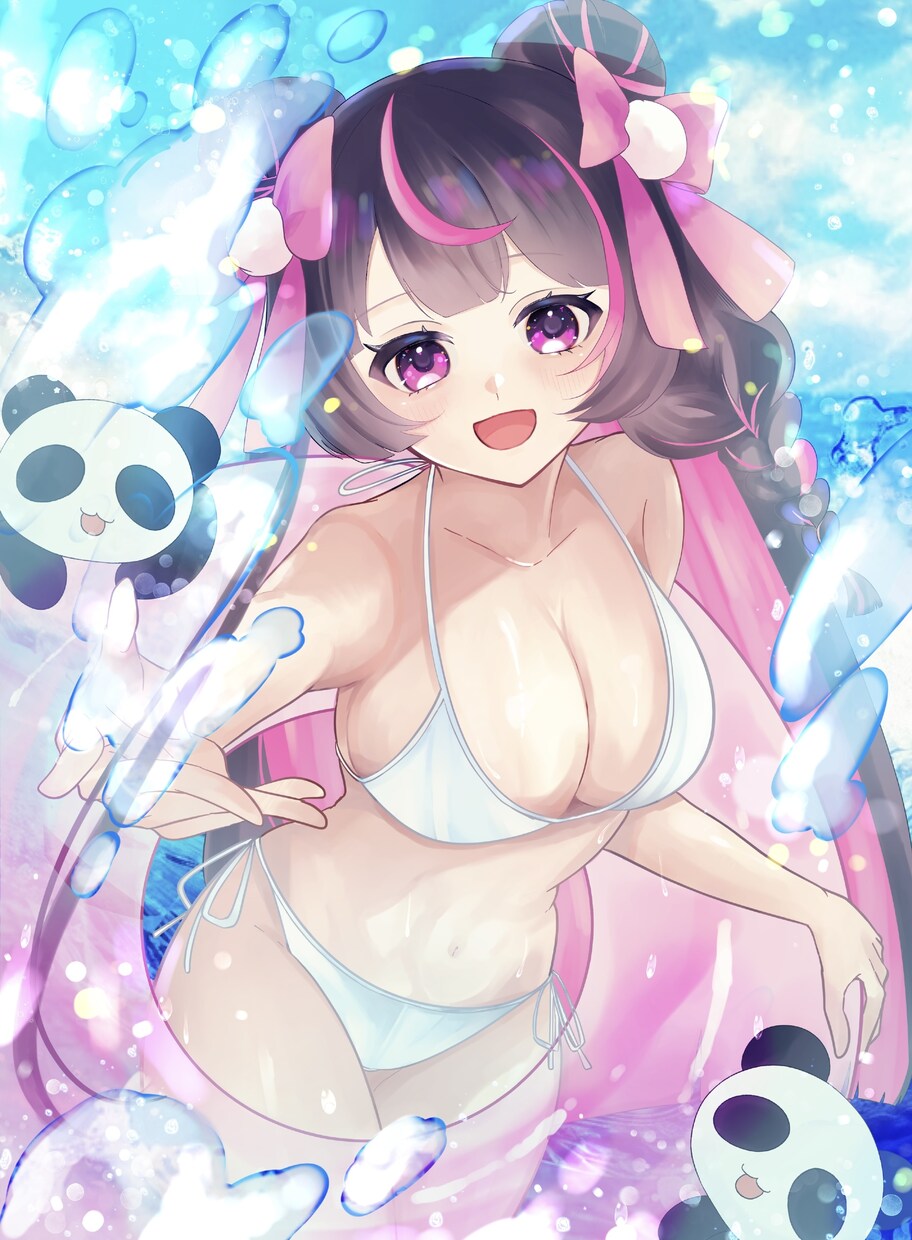 期間限定で夏の可愛い水着イラスト描きます 夏の水着量産イラストお求めの方へ！選べる水着と浮き輪2種！ イメージ3