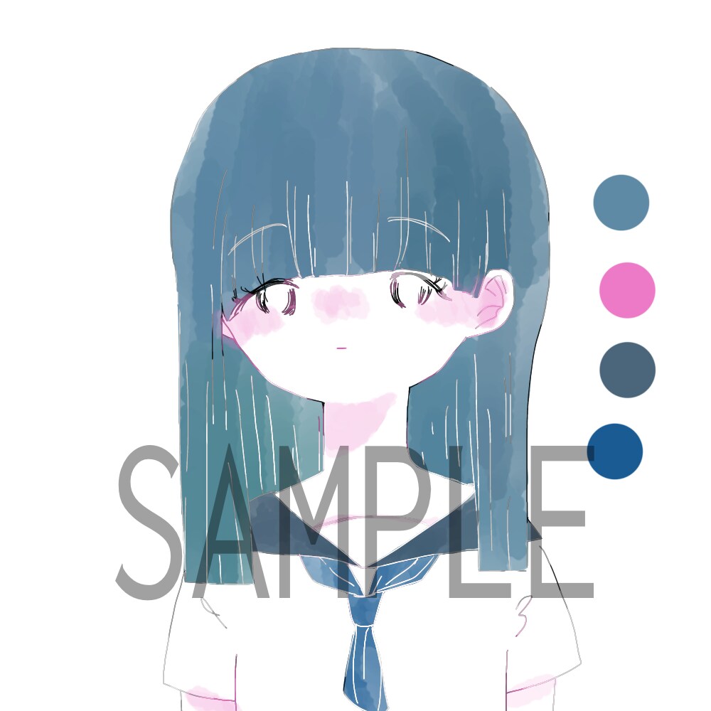 tasogare／イラスト作成承ります "黄昏"に"どこかポップ"をブレンドした雰囲気をお届けします イメージ5