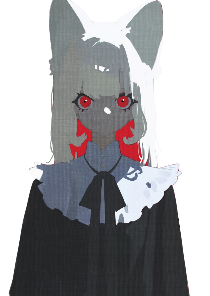少ない色で、深く残る1枚を描きます ハイコントラストのイラストを描きます イメージ1