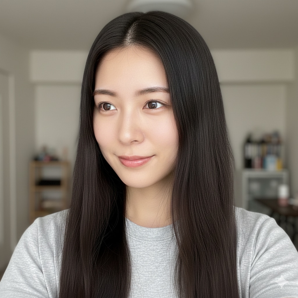 SNS映え！リアルでエモいAI美女アイコン売ります 著作権フリー！SNSで使えるエモい美女画像5枚セット イメージ3