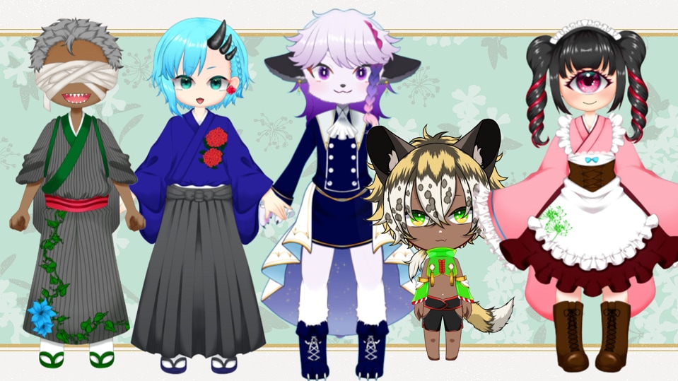VTS用モデルキャラデザ〜Live2d 作ります Vtuberになりたい方へよく動く！モデル作成します イメージ2