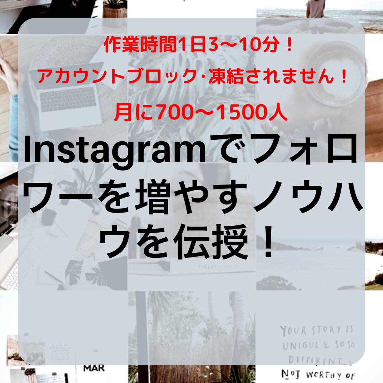 1ヶ月でフォロワー700人超え！ノウハウ伝授します 1ヶ月で700人超えのフォロワー獲得‼️作業時間3分‼️ イメージ1