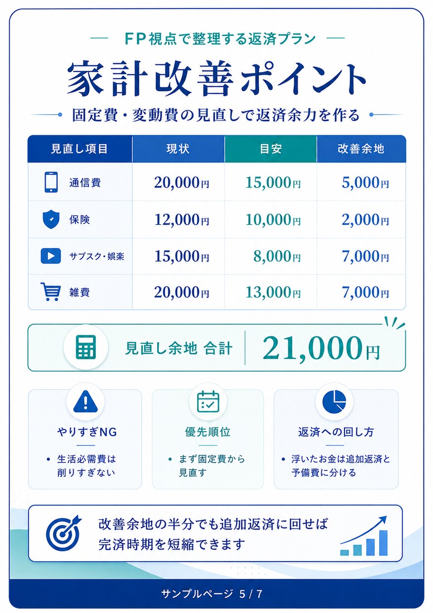 借金返済デジタルツイン作ります 返済状況を再現し完済への道筋を見える化 イメージ6