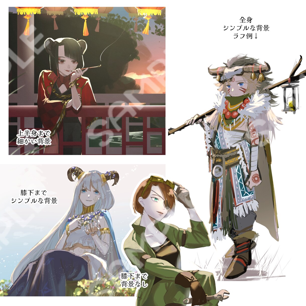 陽の光に包まれた様な温かいキャライラスト描きます 創作キャラクター限定！SNSアイコン用や壁紙，挿絵などに！ イメージ5