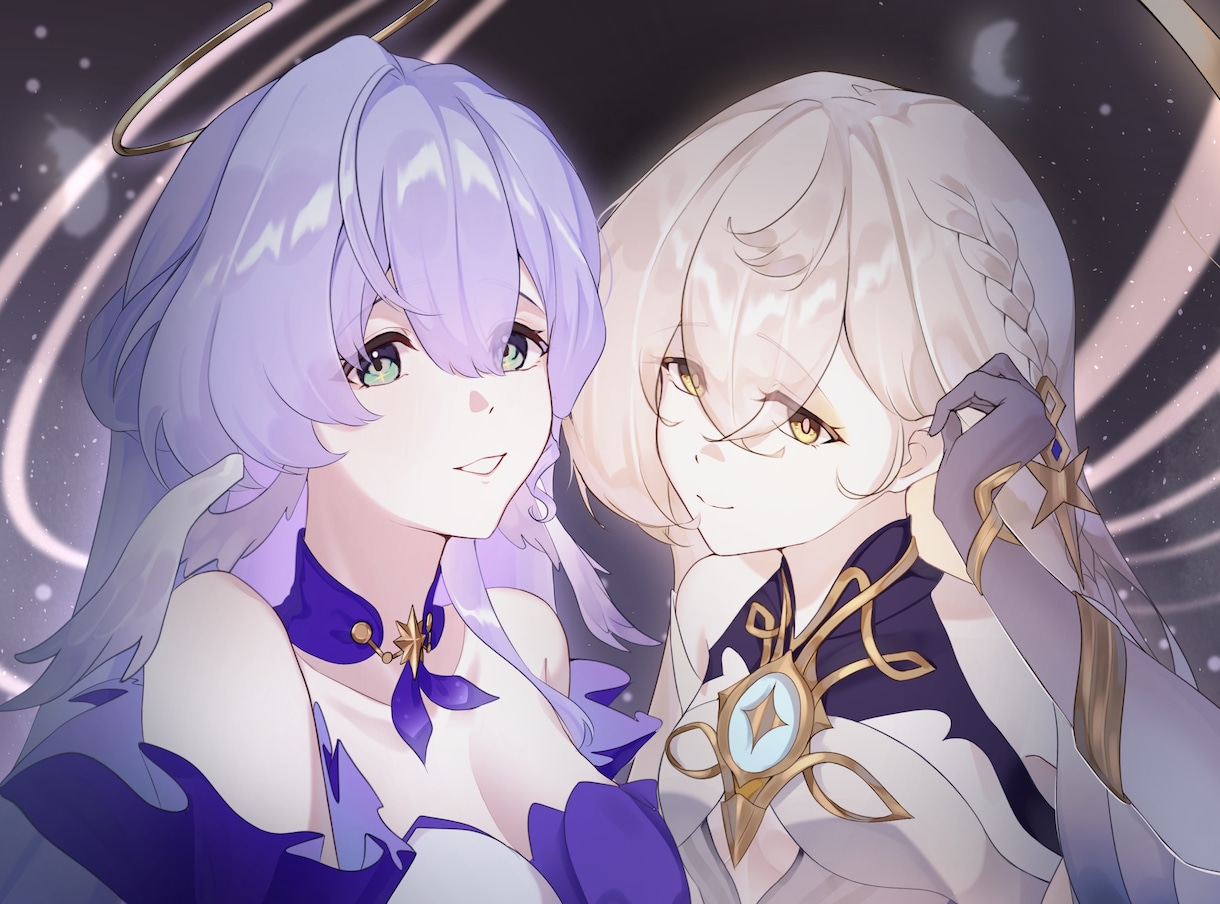 衣装デザインOK★ポップで魅力的なイラスト描きます 一枚絵/アイコン、ヘッダー、サムネイル、オリジナルMVなど イメージ4