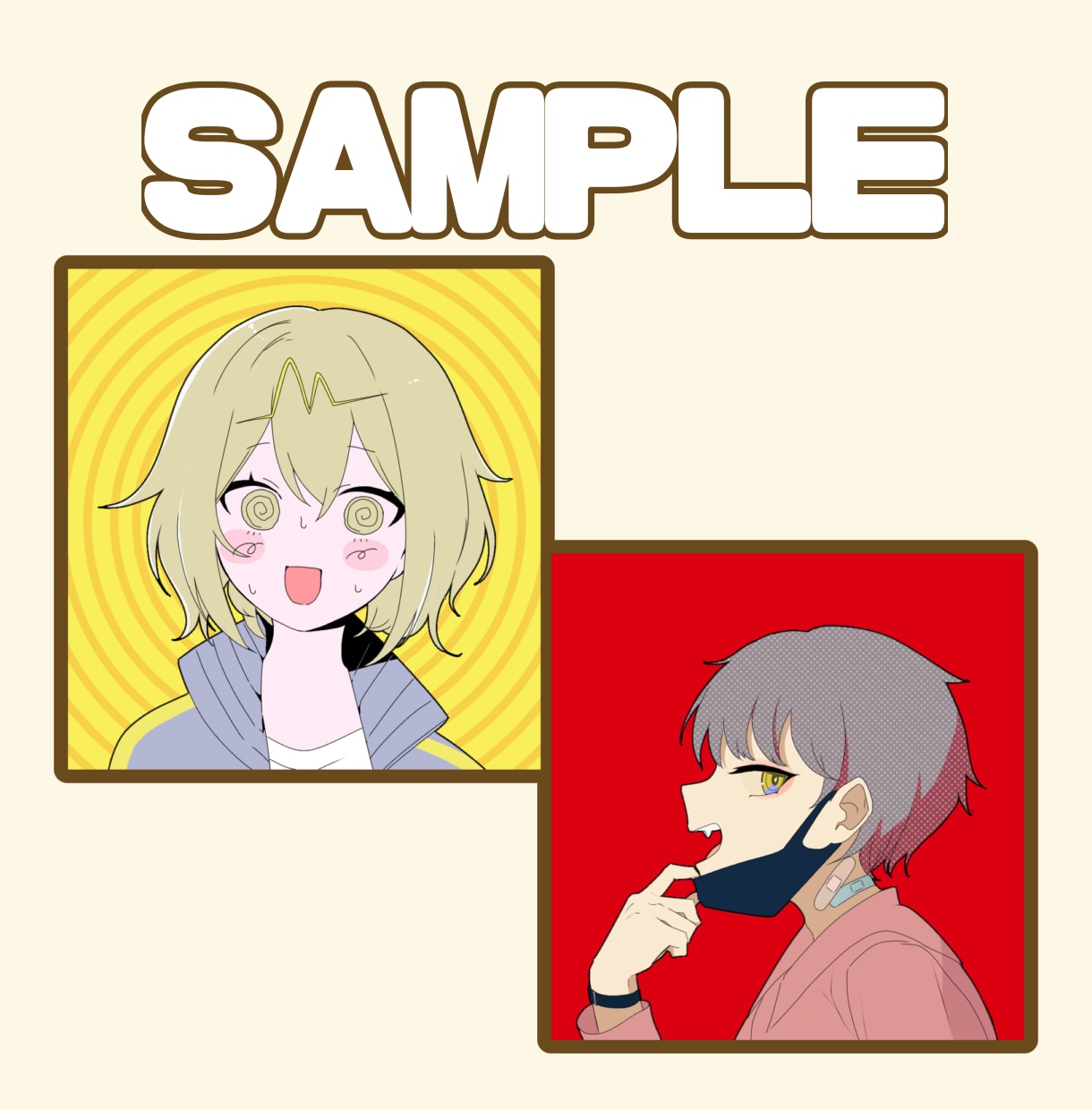 ボカロ・歌ってみた向け！サムネ等のイラスト描きます 雰囲気重視・描き下ろしOK！バストアップ／3000円〜 イメージ6