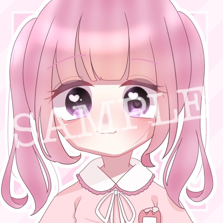 かわいいアイコンを描きます あなただけの可愛いアイコンでSNSを楽しみませんか？ イメージ3