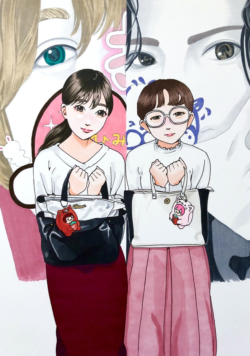 様々な方の似顔絵イラストにお応えします 記念日や日々の感謝のためにいかがでしょうか。ペットも可です イメージ5