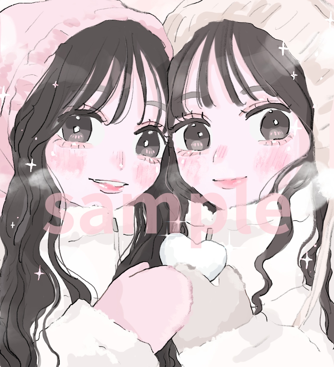 ときめきをお届け˖✧可愛い女の子のイラスト描きます SNS、動画、ブログ、贈り物などに◎イラストで彩りをプラス✨ イメージ6
