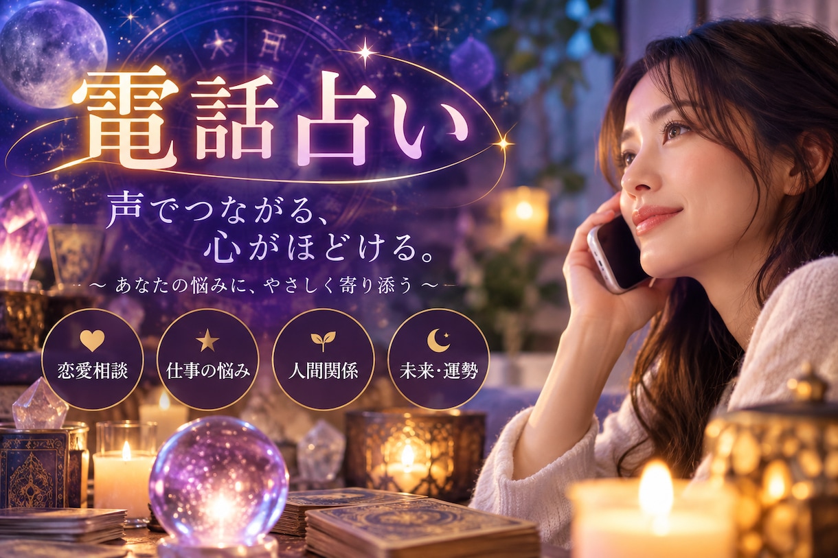 心の迷いを晴らし前向きな一歩を後押します スピリチュアル鑑定で悩みを整理し心を軽くします♡ イメージ1