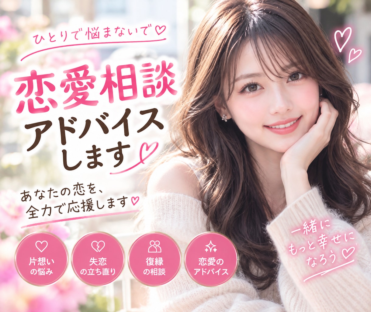 絶対叶えたい恋叶えるお手伝いします 現役NOキャバ嬢がどうしても叶えたいその恋を叶えるお手伝い イメージ1