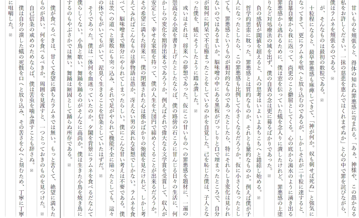その独特な世界観、小説にします 諄くて面倒くさい文体を好む方へ イメージ1