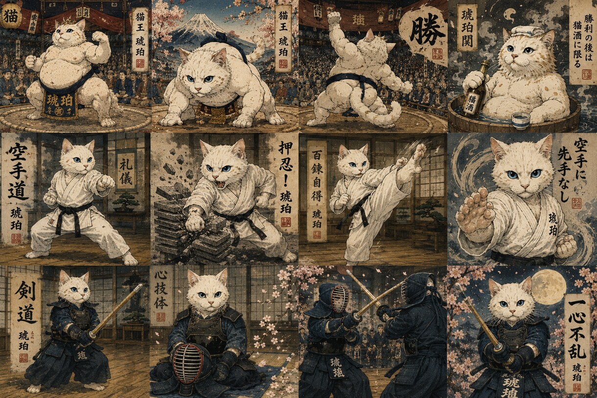 愛するペットを5種類のイラストにします 写真1枚から5つの世界へ！うちの子アートセット イメージ3