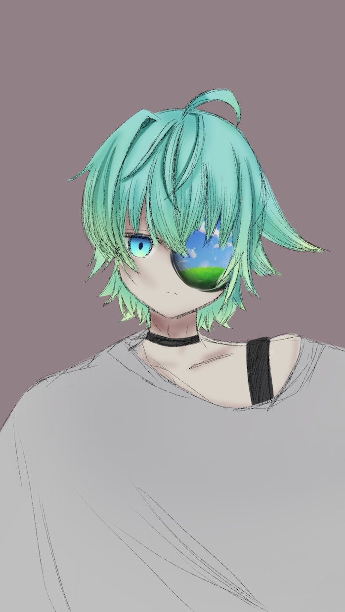 サムネなどに使える簡単イラスト描きます ザカザカとした線の多いイラストです！ イメージ1