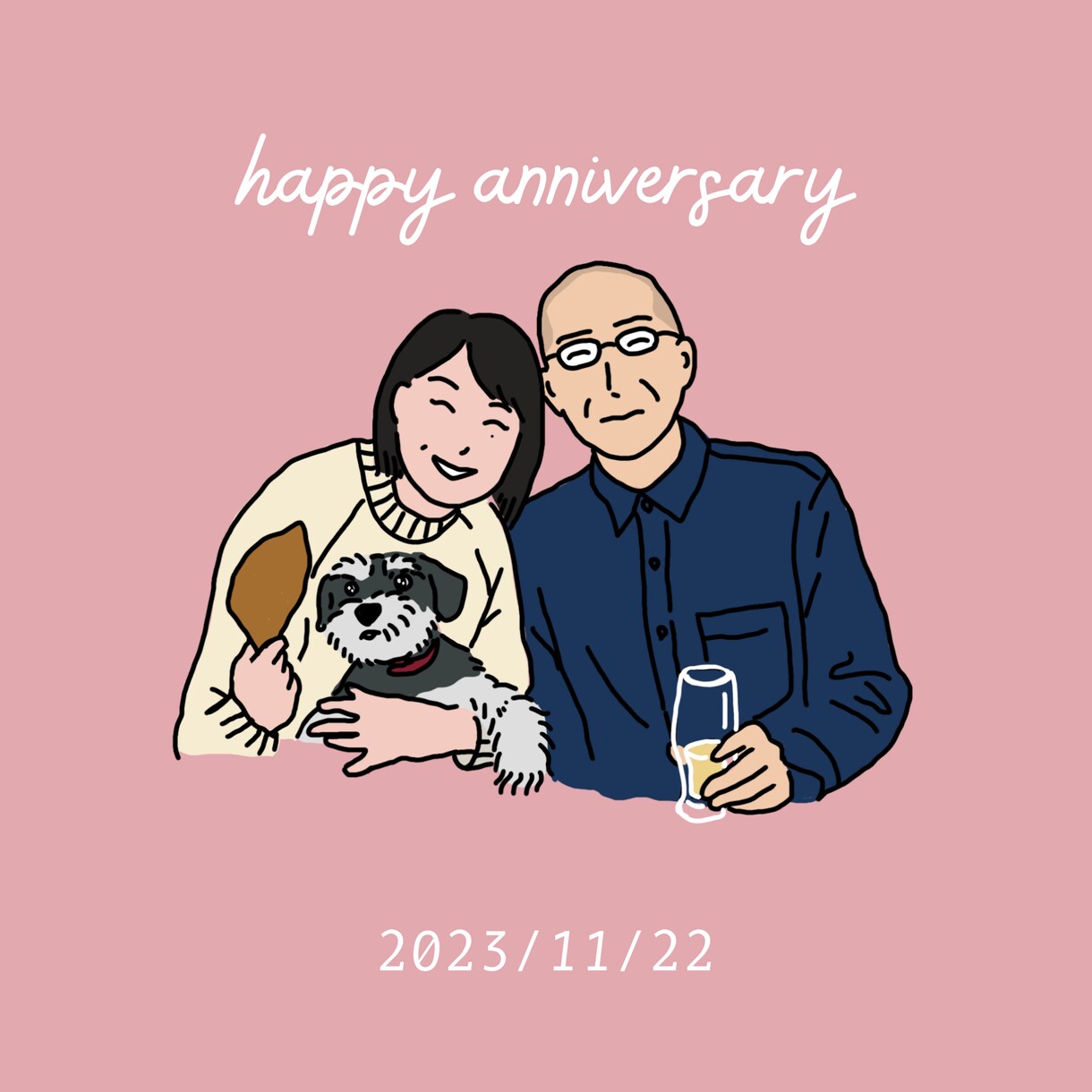 シンプルかわいい似顔絵を描きます お写真を元にイラストを作成。ブログやSNSのアイコンに！ イメージ4