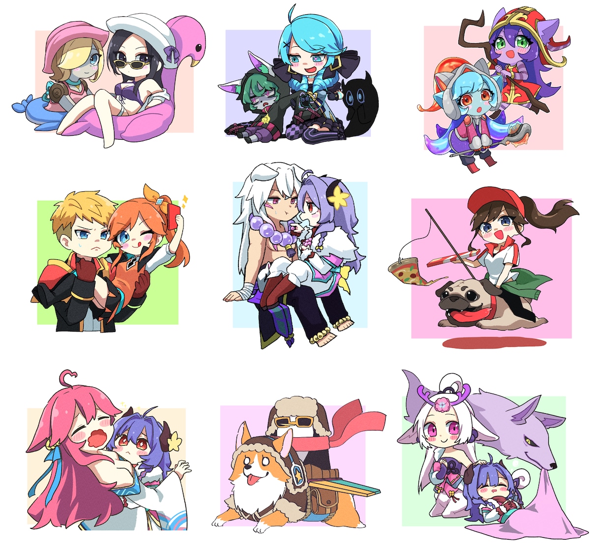 かわいいミニキャライラスト描かせていただきます サムネ、配信、アイコンなににでも使えます！ イメージ4