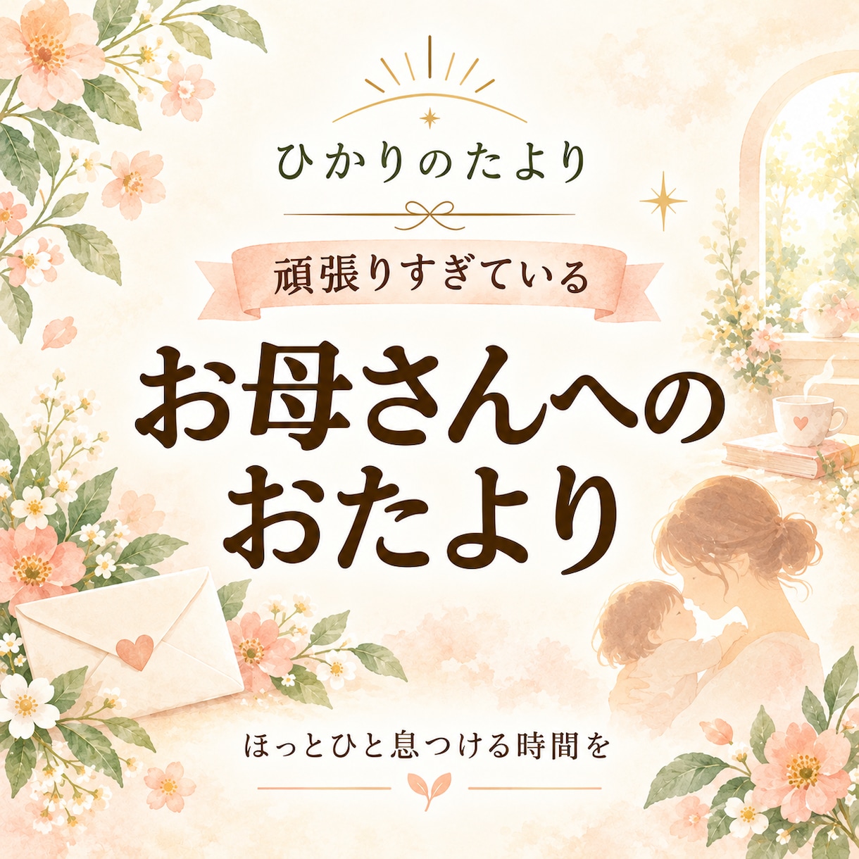 メール鑑定　頑張るお母さんへのおたよりを送ります ほっとひと息つけるようなメッセージをカードからお届けします イメージ1