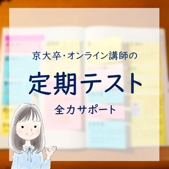京大卒オンライン講師が定期テストをサポートします 定期テスト前のスケジュール学習、達成度ヒアリング、質問対応 イメージ1