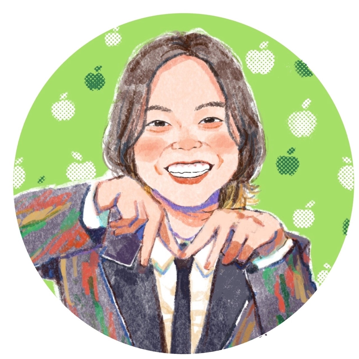 SNSアイコンなどで使える似顔絵アイコン描きます 使いやすいタッチでお描きします イメージ5