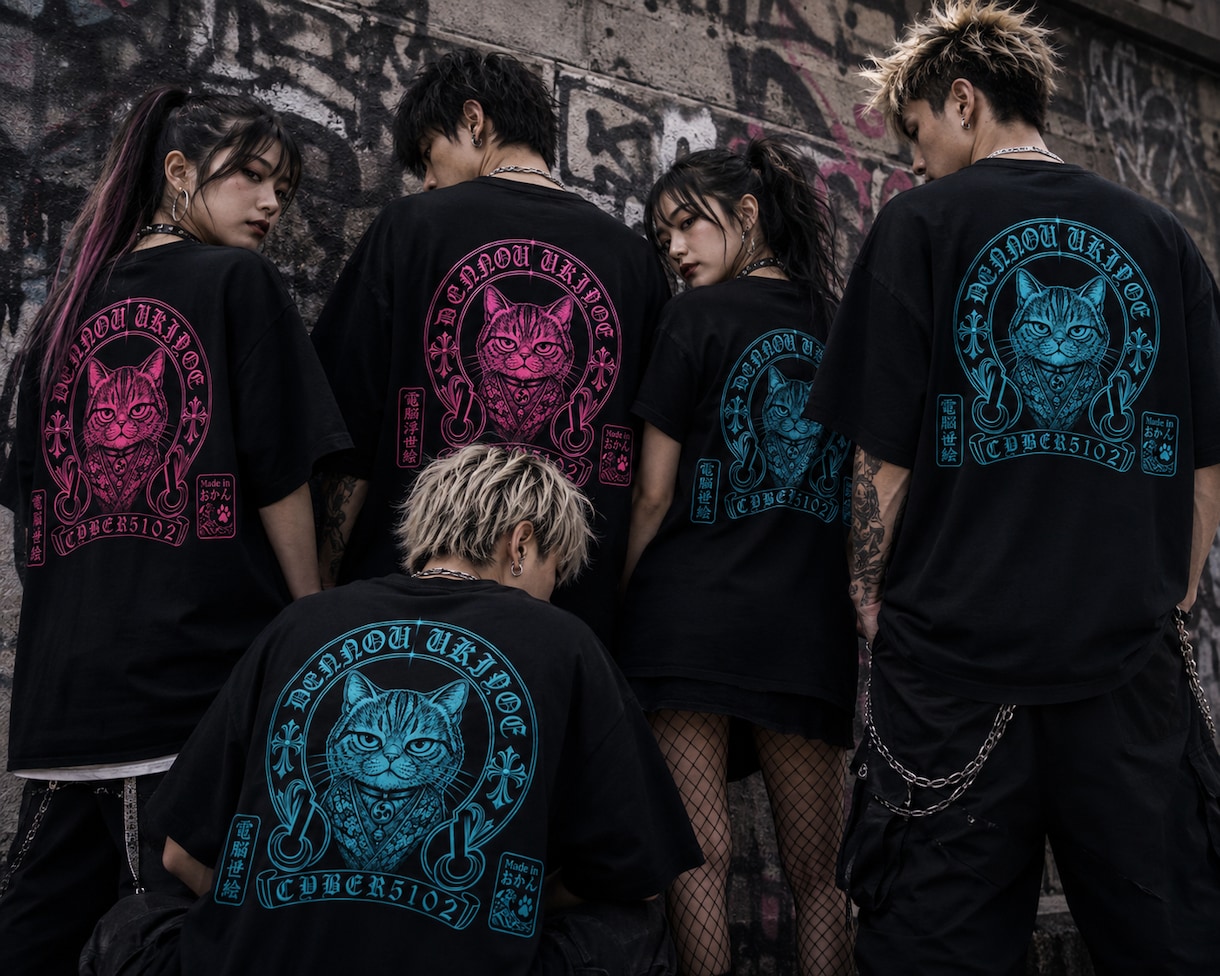 オリジナルTシャツをデザインします あなたの世界観をTシャツデザインにします イメージ2