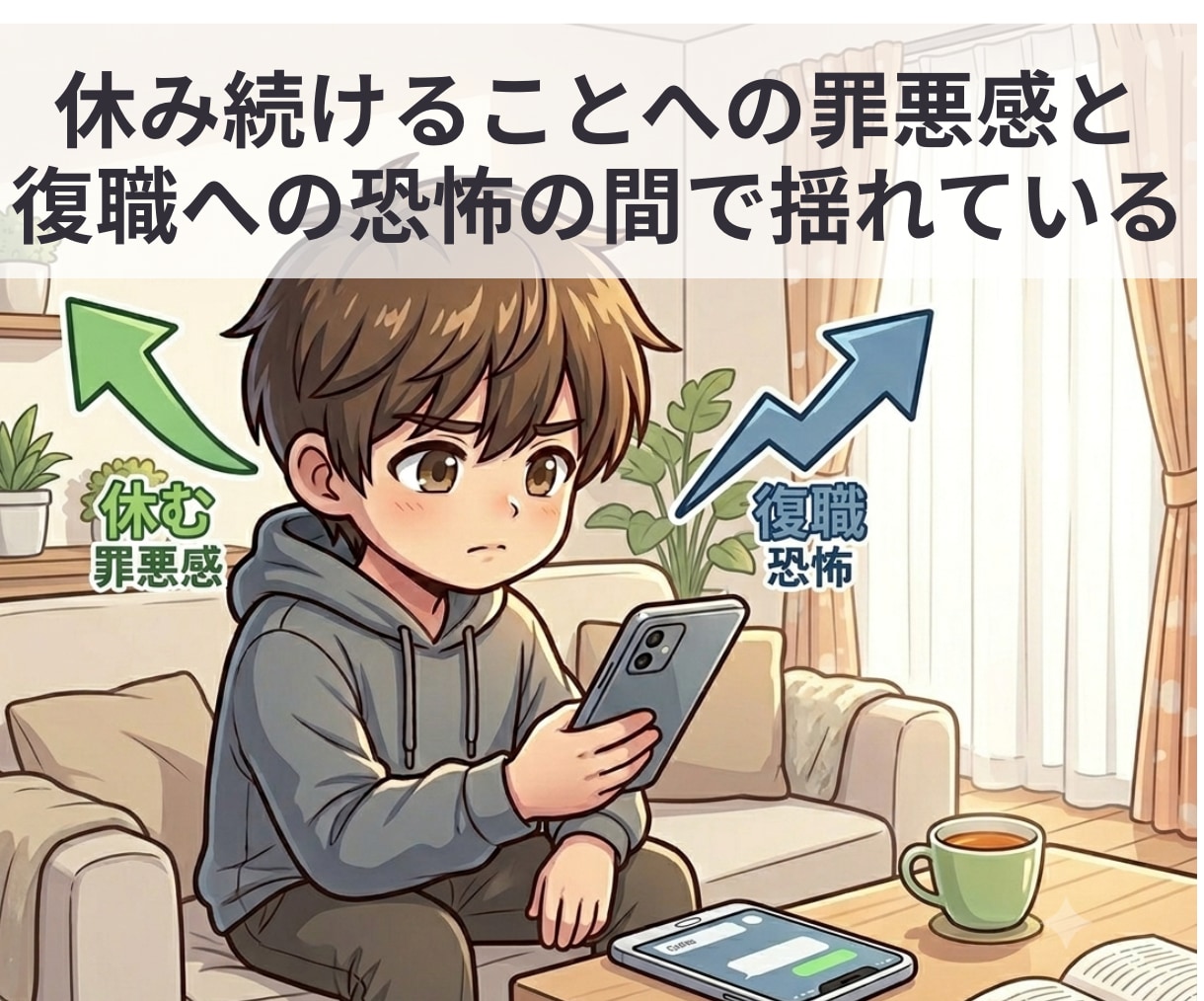公認心理師が休職中の不安と今後の相談にのります 復職？転職？回復してきたけど次の一歩が怖い方の相談室 イメージ2