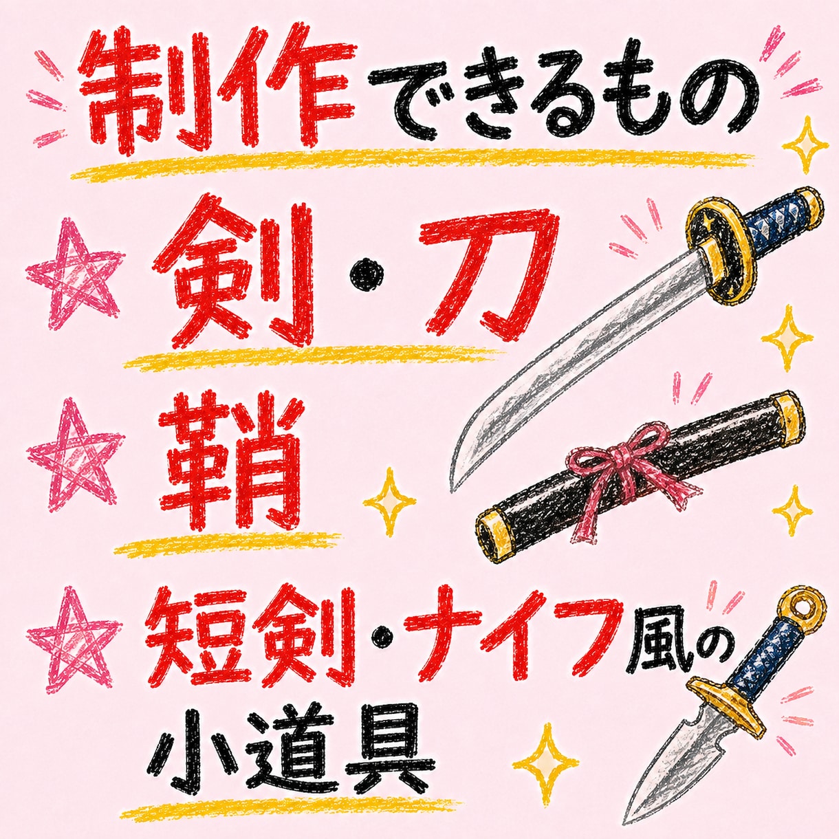 舞台・コスプレ・撮影用のオリジナル武器を制作します 作品やキャラクターの世界観に合わせた、存在感のある仕上がり イメージ9