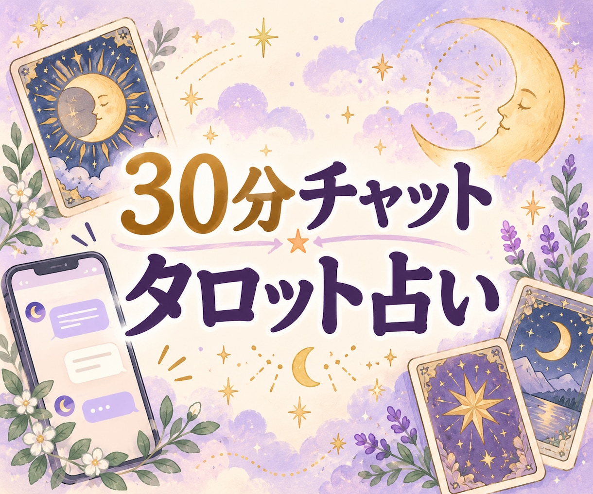 30分チャットで恋愛や仕事をアゲ鑑定なしで視ます 霊感タロットで、正直に今の状況とこれからをお伝えします。 イメージ3