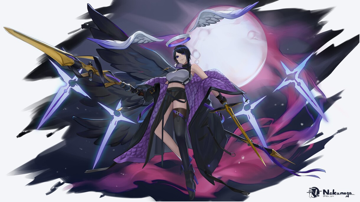 デジタルイラスト制作承ります 動画やサムネイルで使えるイラスト承ります イメージ1
