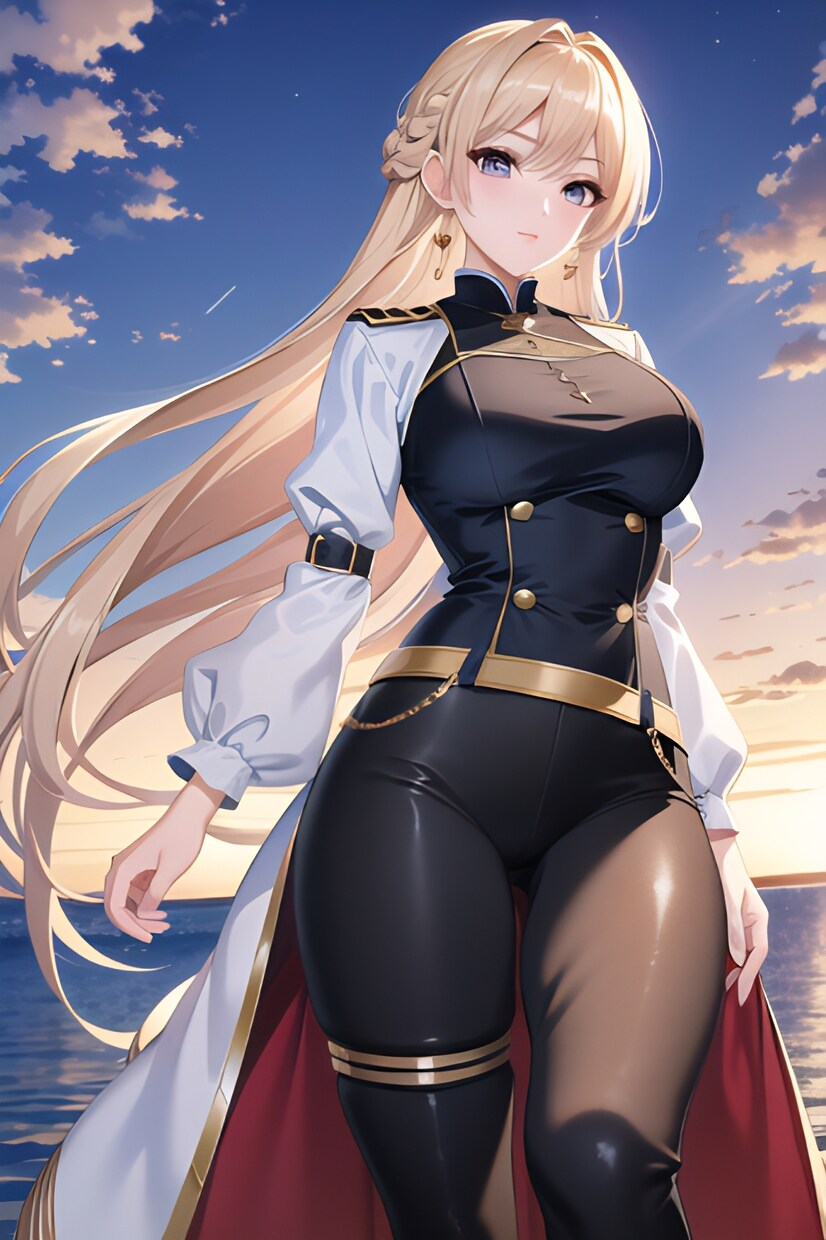 乗馬が似合いそうで女性のイラストを販売します 気高そうで妥協を許さない女性です イメージ1