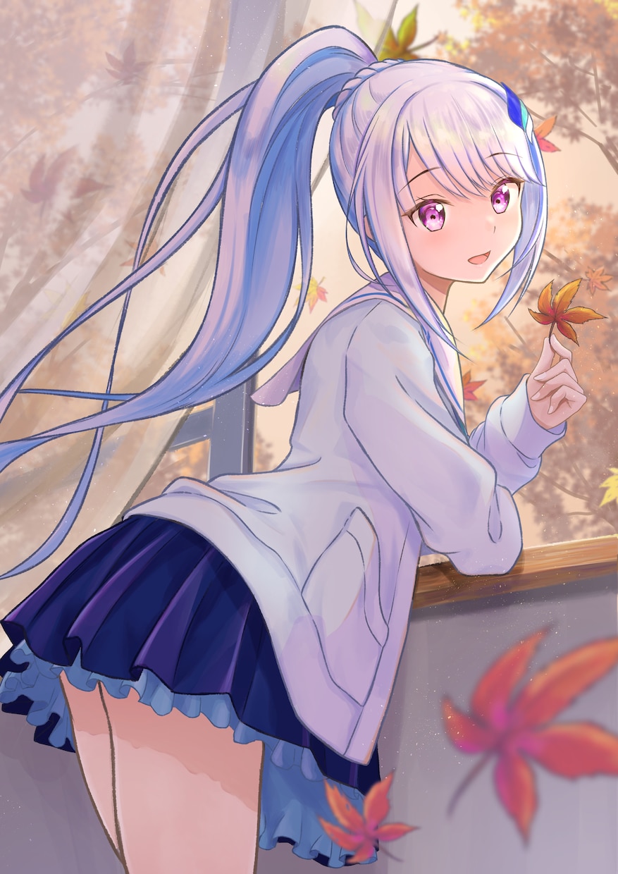 可愛く綺麗なイラストをお描きします キャラクター立ち絵や、綺麗な背景付きの一枚絵等お描きします！ イメージ6