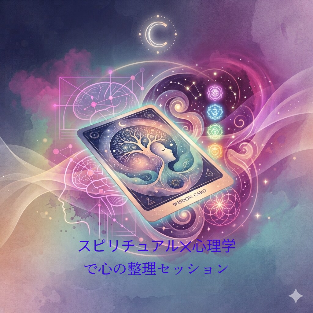 ウィズダムカード×カラーリーディングします スピリチュアル✕心理学で心の整理をサポートします イメージ1