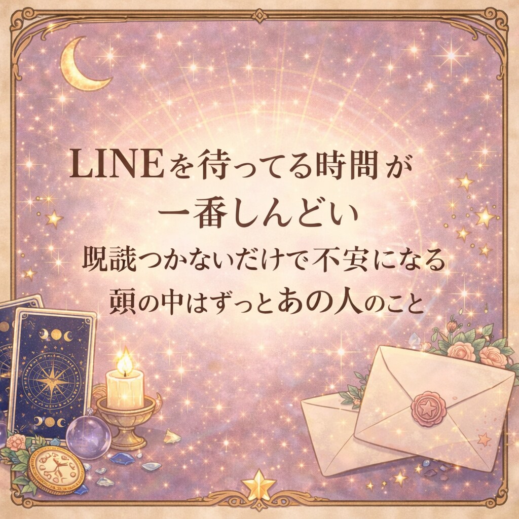 片想い成就♡あの人の攻略法を霊視タロットます この恋は進展するか、あの人の本音を深掘ります イメージ2